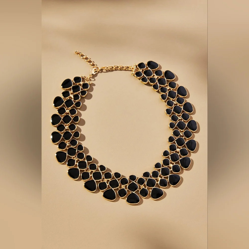 Fashion Jewelry Scattered Stone Necklace and Earing Set - Picture 1 of 4
